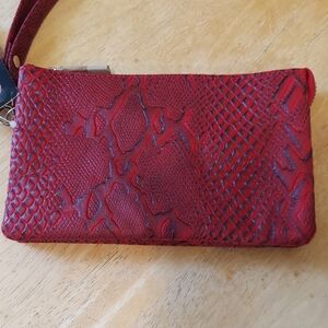 Red Snake Print Women's Wrislet